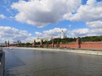 Moskauer Kreml von einer Moskwabrücke