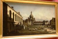 Eremitage: Neumarkt mit Frauenkirche von Canaletto