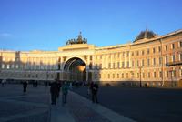 Schlossplatz am Abend