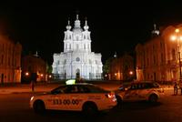 Smolny Kloster bei Nacht