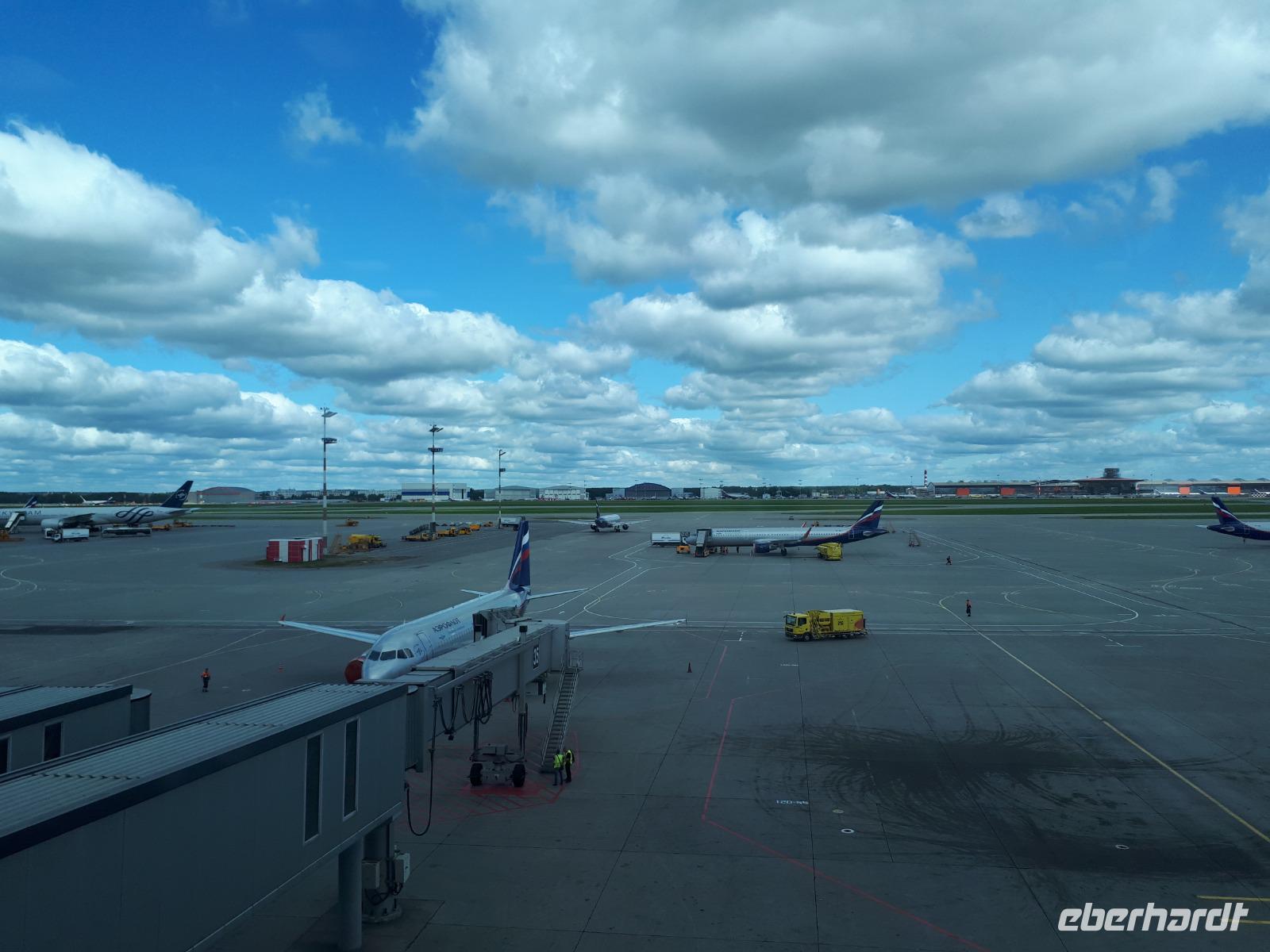 Ankunft in Moskau