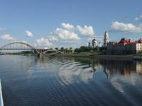Blick auf Rybinsk