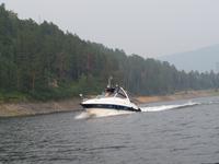 Bootsfahrt Jenissei