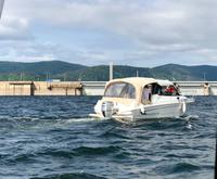 Divnogorsk: Ausflug auf dem Krasnojarsker Meer