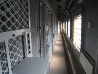 Häftlingswaggon im Eisenbahnmuseum