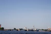 Im Hintergrund das Lahta Center