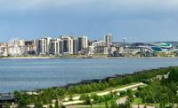 Kazan': Die Wolga und das neue Stadtviertel