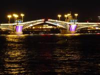 Lichterfahrt , Öffnung der Leutnant Schmidt - Brücke
