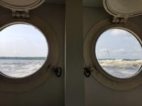MS Rachmaninov, Unterdeck, Blick aus den Bullaugen 