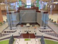 Modell des Hotels