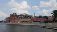 Moskau, Ausflugsschiff bei der Schokoladenfabrik 