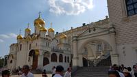 Moskau, Kreml, Mariä Verkündigungs Kathedrale und Facetten Palast