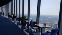 Moskau, Moscow City, Blick vom Federation Tower