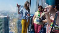 Moskau, Moscow City, Führung im Federation Tower