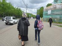 Rußland, Moskau, Ludmilla und Lisa