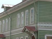 Russisches Holzhaus.