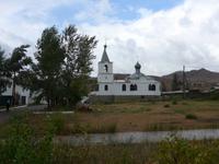 Russland, Burjatien, Altgläubigendorf, Kirche