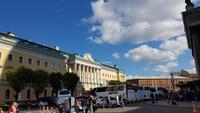 St. Petersburg, Parkplatz an der Isaak Kathedrale