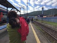 am Bahnhof