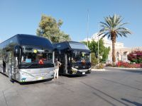 heute für uns zwölf Personen mal 2 große Busse....