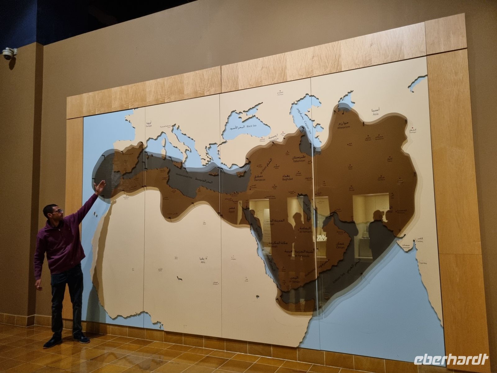 Riad - Nationalmuseum von Saudi-Arabien (Erklärungen durch unseren örtlichen Reiseleiter Mohamed)