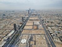 Riad - Kingdom Centre (Ausblick von der Skybridge in Richtung Norden)