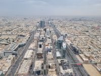 Riad - Kingdom Centre (Ausblick von der Skybridge in Richtung Süden)