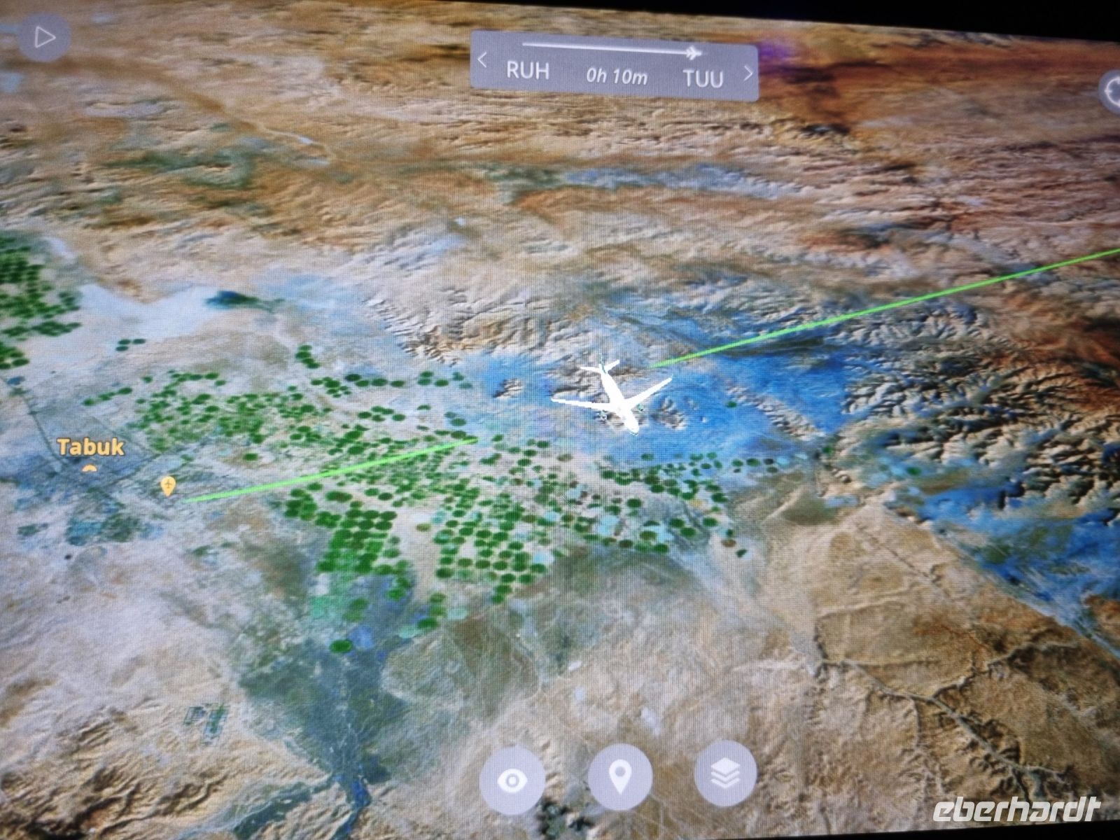 Inlandsflug mit Saudia Airlines von Riad nach Tabuk