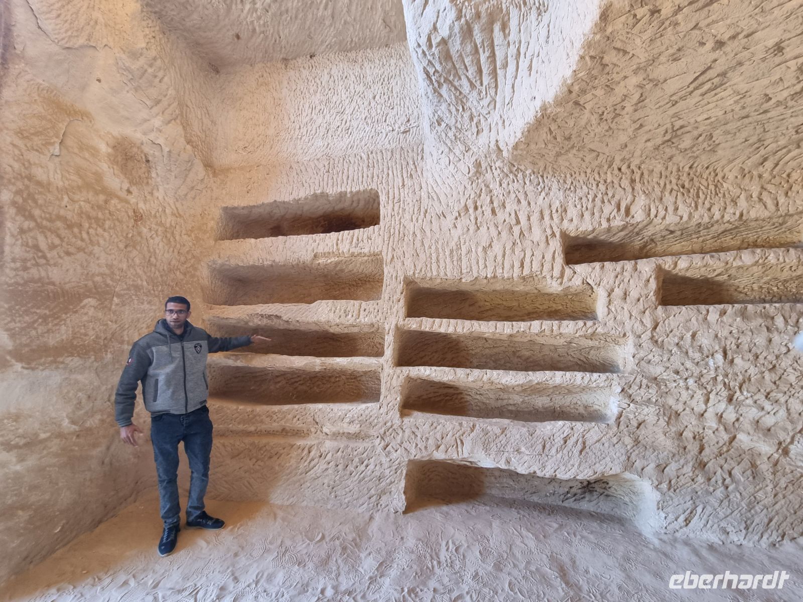 Hegra (Mada'in Salih) - Jabal Al-Banat (Frauengrab von innen)