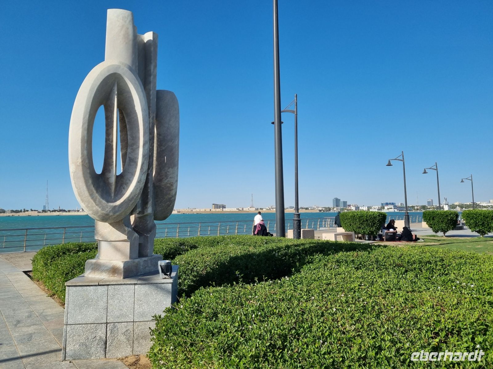 Jeddah - Skulptur an der Corniche