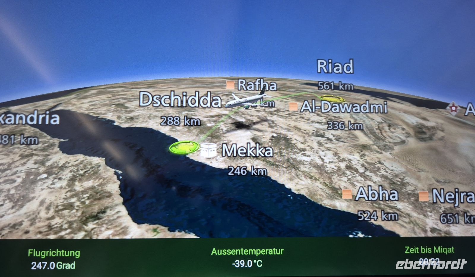 Flug nach Jeddah