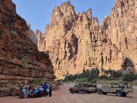 Picknick im Wadi Dissah