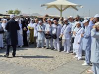 Pilger am Berg Uhud