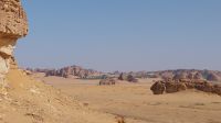 ein letzter Blick auf die tolle Landschaft in der Al Ula Oase