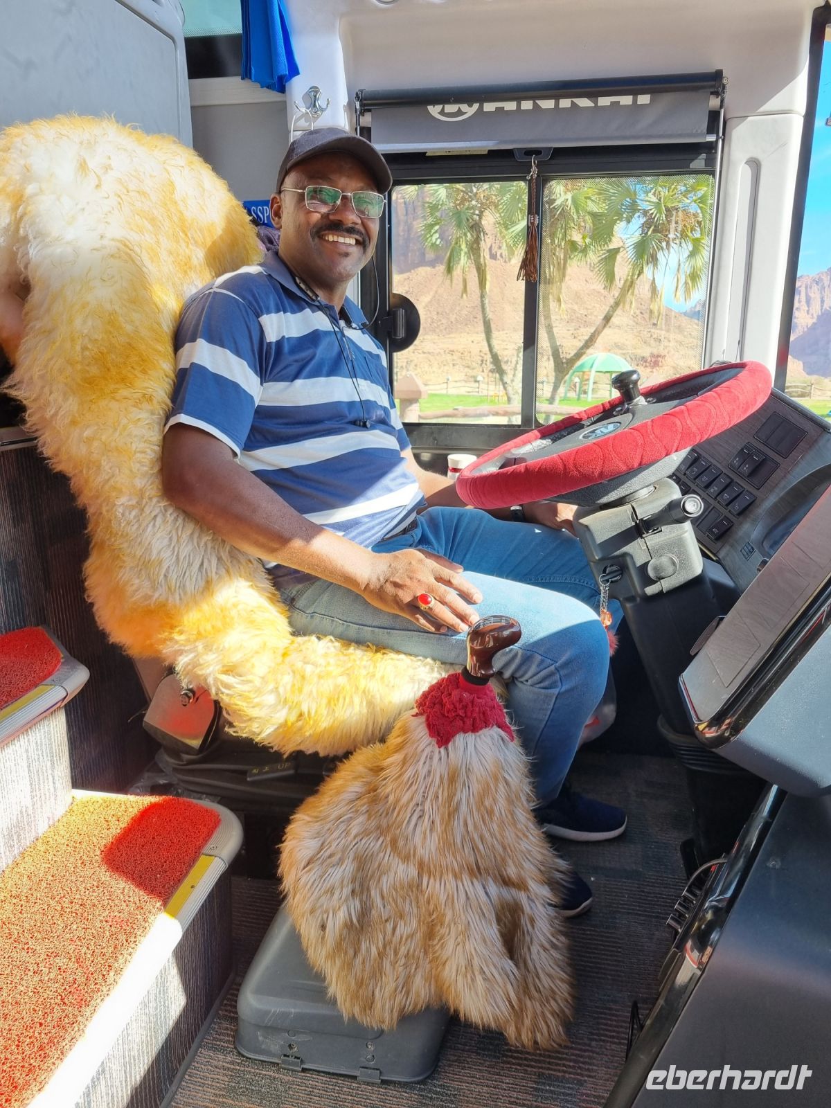 unser Busfahrer...