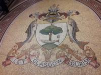 Das Wappen Glasgows in den City Chambers , Rathaus