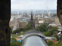 Edinburgh - Blick vom Castle auf Scott´s Monument