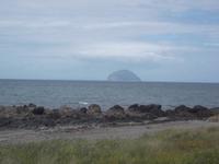 Südküste bei Girvan mit Insel Ailsa Craig