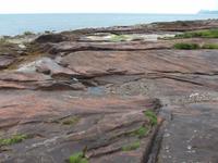 Sandsteinkliffs von Corrie, Arran