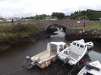 winziger Hafen von Blackwaterfoot, Arran