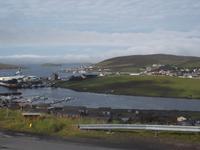 Blick auf Scalloway, Shetlands