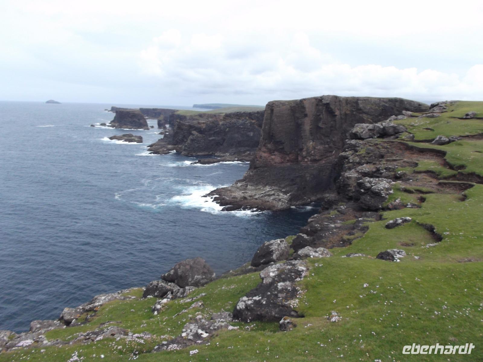 Vulkanfelsen von Eshaness, nördliches Mainland, Shetlands