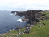 Vulkanfelsen von Eshaness, nördliches Mainland, Shetlands