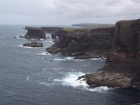 Vulkanfelsen von Eshaness, nördliches Mainland, Shetlands
