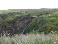 Wasserfall bei Dunnottar, Aberdeenshire