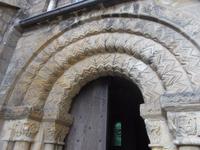 Dunfermline, Abtei mit den Königsgräbern, Fife, romanische Tür