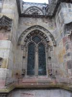 Roslyn Chapel, meisterhafte Fensterrahmung