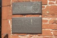 Würdigung am Burns Haus in Dumfries