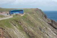 Bus im südlichen Mainland der Shetlands