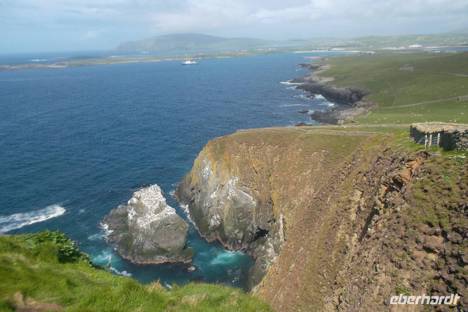 malerisch ist die Szenerie von Sumburgh Head